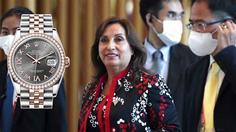 reloj rolex dina boluarte|caso Rolex dina boluarte.